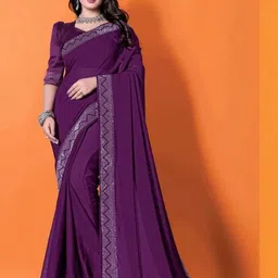 Lapetiya Clothing Embellished Beads and Stones Poly Georgette Bomkai silk Saree image 5