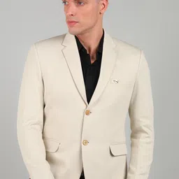killer Men Solid Single Breasted Casual Blazer image 1