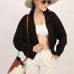 Mast & Harbour Women Woollen Cardigan-picture-10