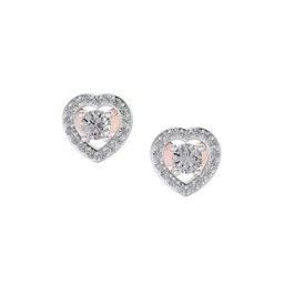 Sparkles 14KT Rose Gold Earrings With 0.58 Carat Lab Grown Diamonds- 2.58 g-picture-22
