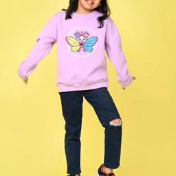 NUSYL Girls Printed Sweatshirt-image-28