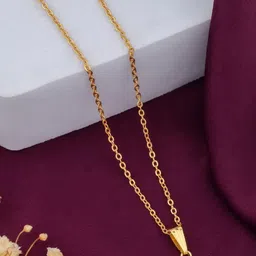 SZN Set Of 2 Gold-Plated Enamelled Star Shaped Pendants With Chains image 2