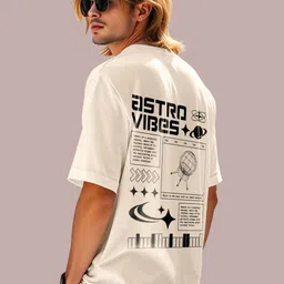 AUSK Typography Printed Round Neck Cotton Oversized T-shirt-picture-57