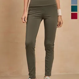 COLOR CAPITAL Women Pack of 4 Skin Fit Antimicrobial Tights-picture-12