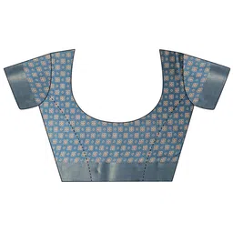 Libas Ethnic Motifs Zari Silk Blend Handloom Saree image 4