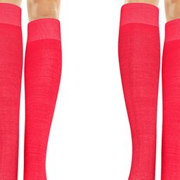 MUKHAKSH Unisex Red Socks-picture-16