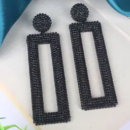 KPOP Brass-Plated Rhinestone Studded Contemporary Drop Earrings-picture-18