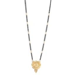 Bhagya Lakshmi Bhagya Lakshmi women's pride Traditional Gold Plated for womrn Gold-Plated Alloy Mangalsutra image 2