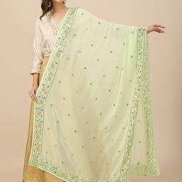 Dupatta Bazaar Embroidered Dupatta with Sequins-picture-16