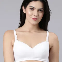 Enamor Non Padded Wirefree Full Coverage Classic Minimizer Full Support Bra F135 image 1