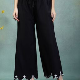 Clora Creation Women Hem Design Ethnic Palazzos-picture-38