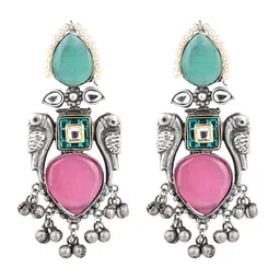 PATOLA BY VJ Geometric Drop Earrings image 2