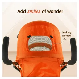 luv lap LuvLap Tutti Frutti Baby Stroller Buggy 18274 - Orange image 5