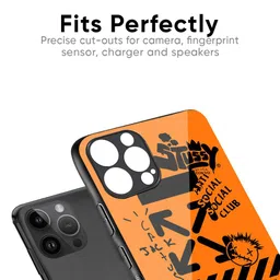 QRIOH Typography Printed iPhone 14 Pro Back Case Mobile Accessories image 4