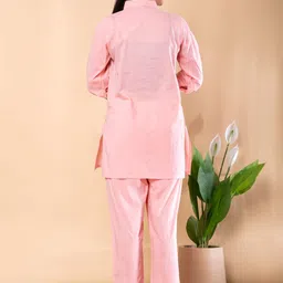 Readiprint Printed Collared Neck & Long Sleeves Tunic With Trousers Co-Ords image 3