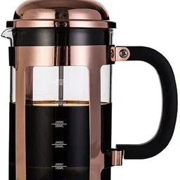 instacuppa French Press Coffee Maker with 4 Part Superior Filtration 350 ML, Copper 4 Cups Coffee Maker-picture-11