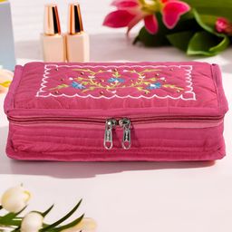 Myntra Elegant Homes Pink Set of 2 Regular Jewellery Organiser Organisers-picture-0