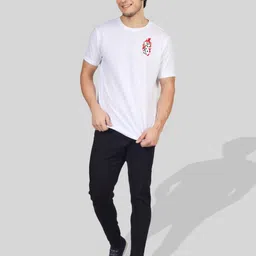 Greylongg Men Printed Applique T-shirt image 5