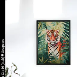 SOWPEACE Green & White 1 Piece Canvas Other Wall Photographs-picture-17