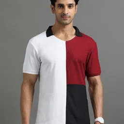 ECOLINE Clothing Men Antimicrobial Colourblocked Polo Collar T-shirt-picture-52
