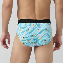 XYXX Men Printed Cotton Basic Brief XYBRF202 image 3