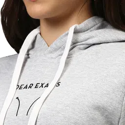 Campus Sutra Women Printed Hooded Sweatshirt image 5