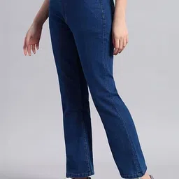 BAESD Women Bootcut High-Rise Stretchable Jeans image 5