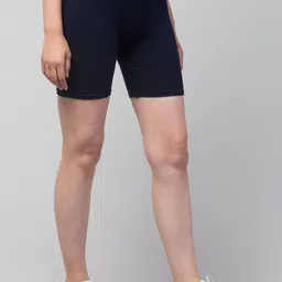 DRAXSTAR Women Pack of 2 Skinny Fit Cycling Sports Shorts image 2