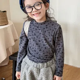 LULU & SKY Girls Self Design Round Neck Top-picture-44