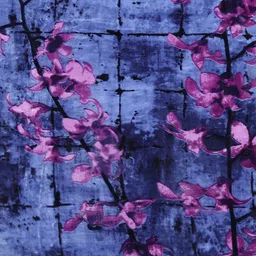 Monte Carlo Blue & Pink Floral Heavy Winter 1000 GSM Single Bed Blanket image 5