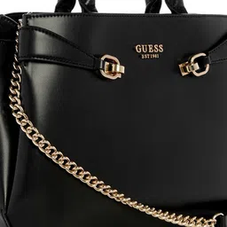 GUESS PU Structured Satchel image 3