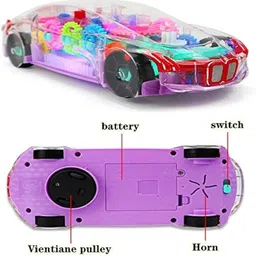 premio coppex Musical Baby Car Flashing Lights for Toddlers + [Free Police Car] image 3