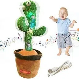 f a s t f r i e n d s Dancing Cactus Tree I Plant Toys Talking Repeat Singing Voice 017 (Multicolor)-picture-10