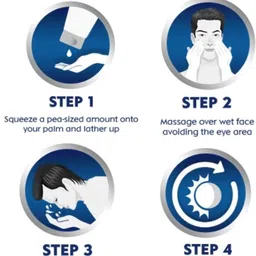 nivea men All In One Charcoal, 10X Vitamin C Effect,Removes Excess Oil,Detox Skin Cleanser Face Wash image 4