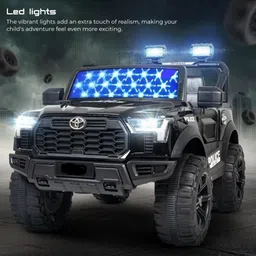 oh baby TOYOTA JEEP 4 Motors 4x4 (1-8Yrs) Battery ride on Jeep Battery Operated Ride On image 3