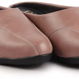 fausto Formal Back Open Platform Wedge Heel Mule Shoes Slip On For Women image 3