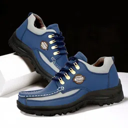 lxxii Casual Daily Use Shoes Synthetic Leather Comfortable Trendy Hiking Trekking Boots For Men image 5