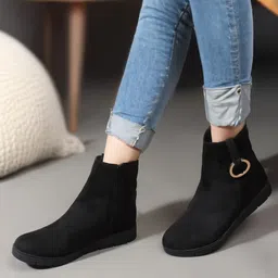 Carlton London Women Wedge-Heeled Winter Boots-image-0