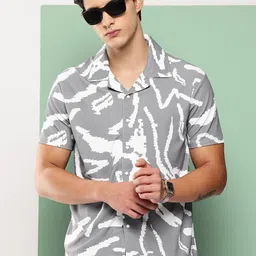 FEVER HUNT Abstract Printed Casual Shirt-image-9