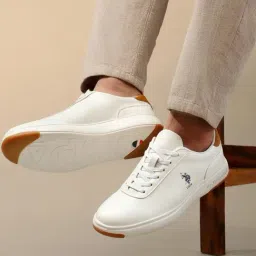 U.S. Polo Assn. Men's White Casual Sneakers-picture-40