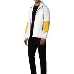 Van Heusen White Cotton Regular Fit Jackets image 5
