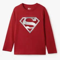 The Souled Store Kids Red Printed Full Sleeves T-Shirt-image-39