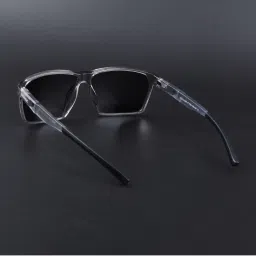 Voyage Black Polarised and UV Protected Lens Wayfarer Unisex Sunglasses image 5