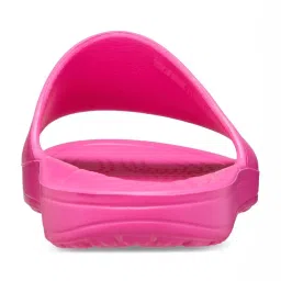 Crocs Women's Kadee Electric Pink Slides image 5