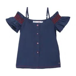 Elle Kids Navy Regular Fit Top-image-34