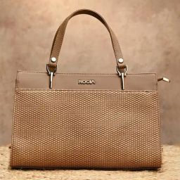 Rocia Beige Textured Medium Handbag-picture-46