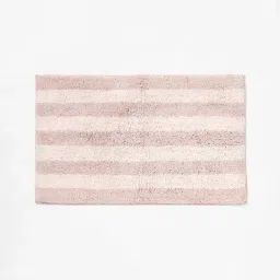 Westside Home Woodrose Striped Bath Mat-image-80