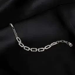The Real Effect London 800 Sterling Silver Flexible fit Bracelet for Women-picture-35