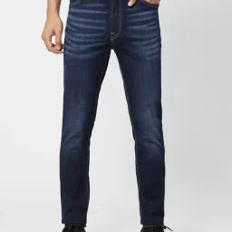 Jack & Jones Dark Blue Skinny Fit Low Rise Jeans-picture-37