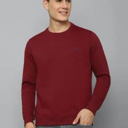 Allen Solly Maroon Cotton Regular Fit Sweatshirt-picture-23